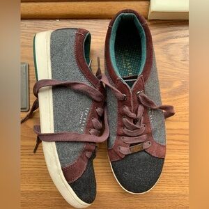 Ted Baker London Shoes Sneakers Mens Footwear Red Size 8 Grey Everyday Casual